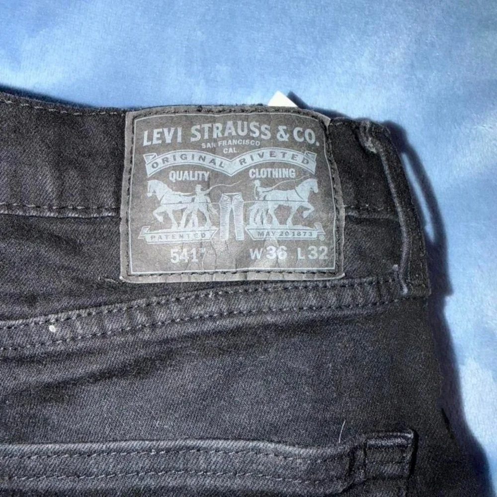 Levi's black denim jeans,‎ men Size w36 L32